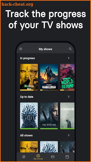 Cinexplore - Track movies and TV shows screenshot