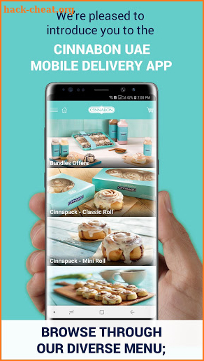 Cinnabon UAE screenshot