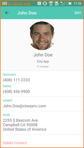 CiraSync Public Folder App for Office 365 screenshot