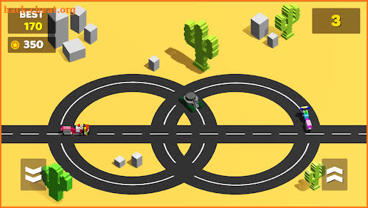 Circle Crash - Blocky Highway screenshot