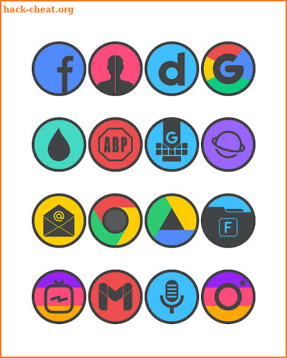 Circle Dark - Icon Pack screenshot