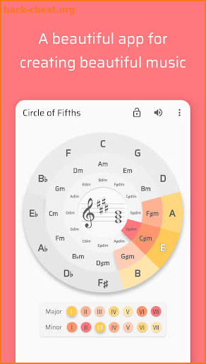 Circle of Fifths [Free, No ads] screenshot