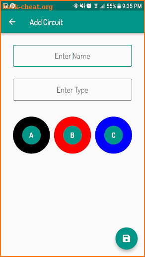 Circuit Number Color screenshot