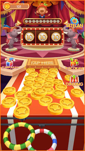 Circus coin pusher screenshot