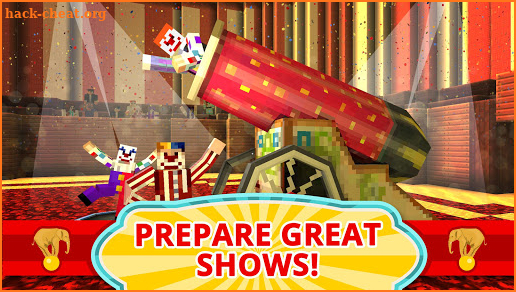 Circus Craft: Rollercoaster, Animals & Crafting 3D screenshot