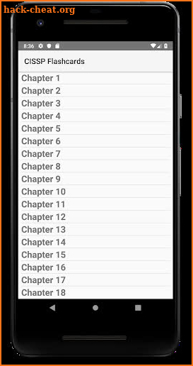 CISSP Flashcards screenshot