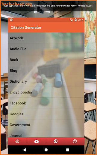 Citation Generator screenshot