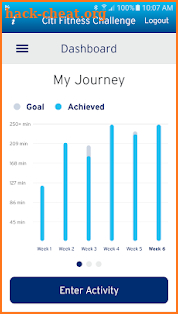 Citi Fitness Challenge screenshot