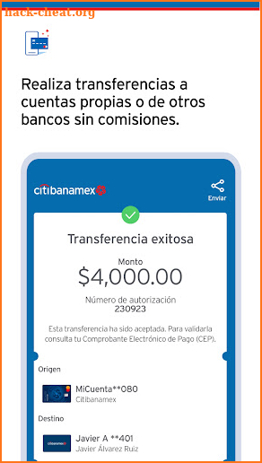 Citibanamex Móvil screenshot