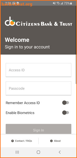 Citizens Bank and Trust Mobile screenshot