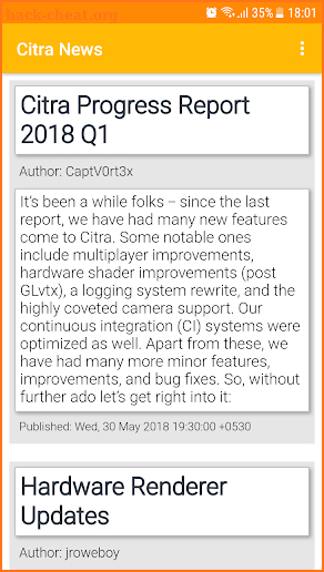 Citra 3DS Emulator NEWS screenshot