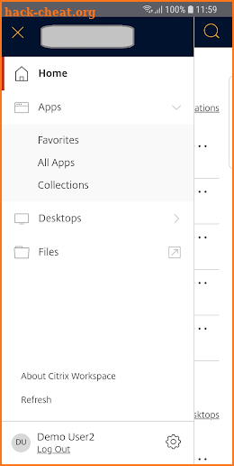 Citrix Workspace screenshot