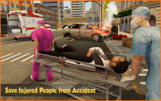 City Ambulance Rescue Driving screenshot