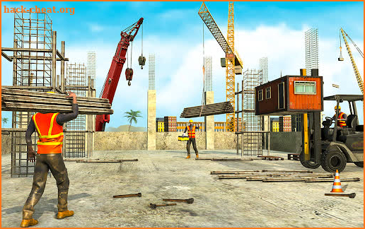 City Building Games 3D: Forklift Construction Game screenshot