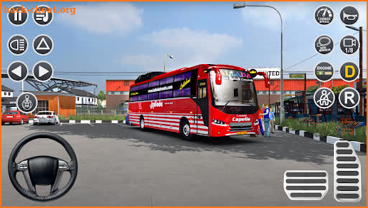 City Coach Bus Driving Adventure : Coach Bus Games screenshot