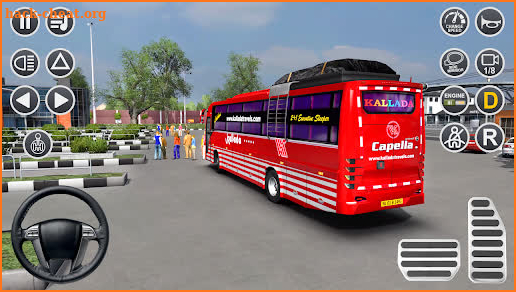 City Coach Bus Driving Adventure : Coach Bus Games screenshot