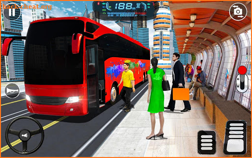 City Coach Bus Driving Simulator: Driving Games 3D screenshot