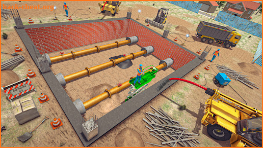 City Construction Excavator: House Building Game screenshot