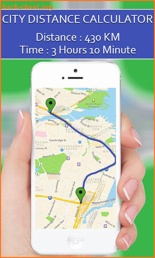 City Distance Calculator - Distance Navigation screenshot