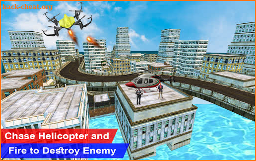 City Drone Attack-Rescue Mission & Flight Game screenshot