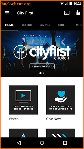 City First Church screenshot