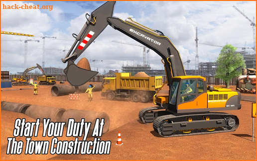 City Heavy Excavator: Construction Crane Pro 2018 screenshot