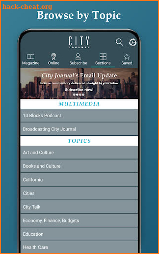 City Journal screenshot