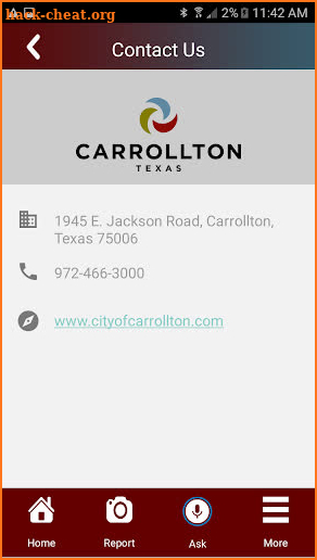 City of Carrollton screenshot