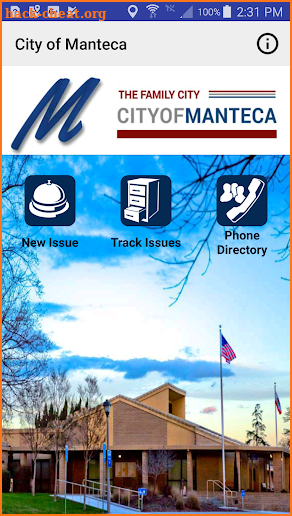 City of Manteca screenshot