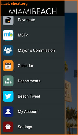 City of Miami Beach E-Gov screenshot