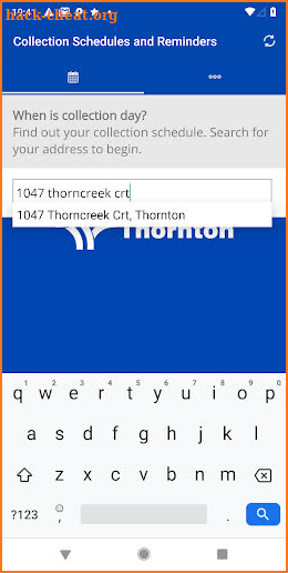 City of Thornton Recycles screenshot