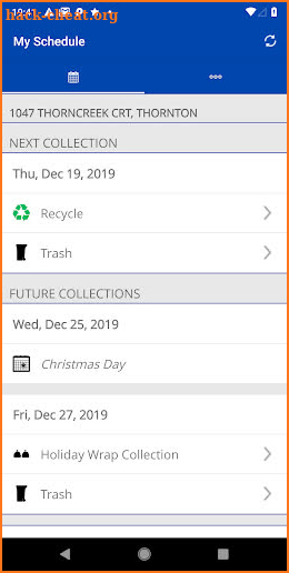 City of Thornton Recycles screenshot