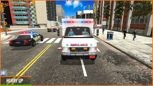 City Rescue Ambulance Driving screenshot