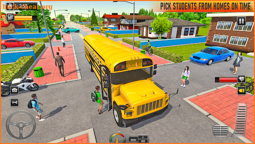 City School Bus Driving 2021: Open World Bus Games screenshot