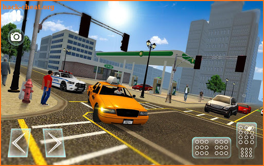 City Taxi Driver Sim 2016: Multiplayer Cab Game 3D screenshot