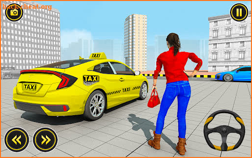 City Taxi Driving Car Games screenshot