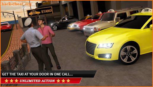 City Traffic Car Taxi Driving Rush screenshot