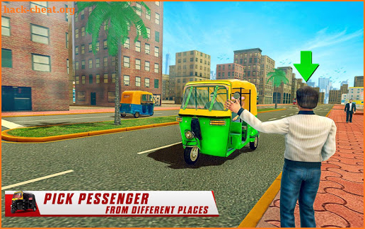 City Tuk Tuk Rickshaw Driver 2019 screenshot