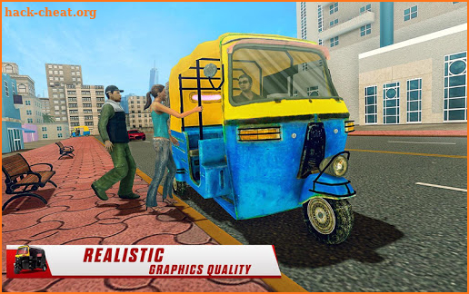 City Tuk Tuk Rickshaw Driver 2019 screenshot