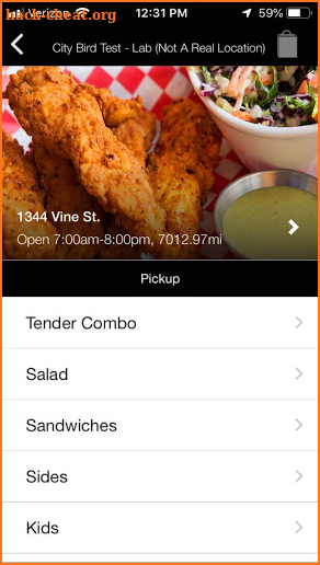 CityBird Tenders screenshot