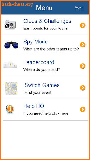 cityHUNT screenshot