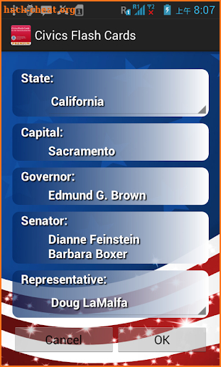 Civics Flash Cards Premium for US Citizenship Test screenshot
