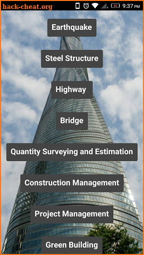 Civil Engineering Library screenshot