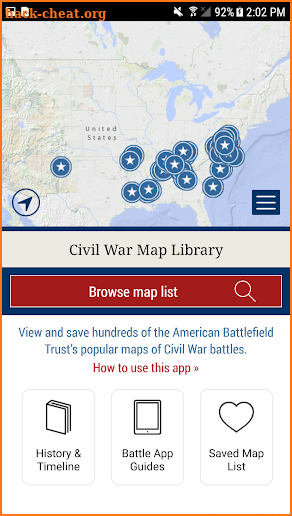 Civil War Battle Maps screenshot