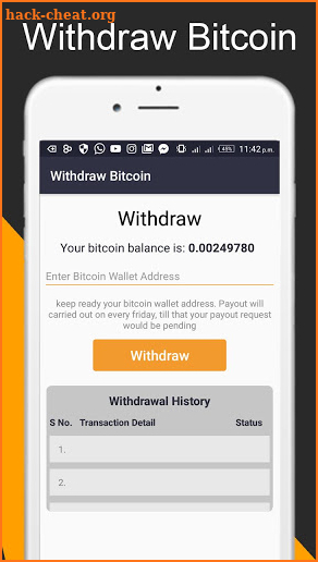 Claim Bitcoin - Earn free bitcoin on every 2 min screenshot