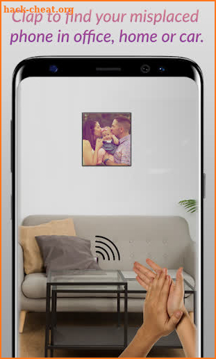 Clap to find lost / misplaced phone screenshot