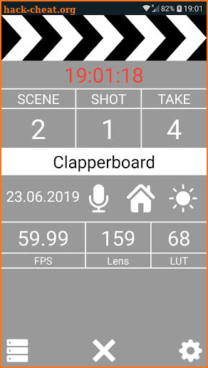 Clapperboard Pro  -  Premium Slate screenshot