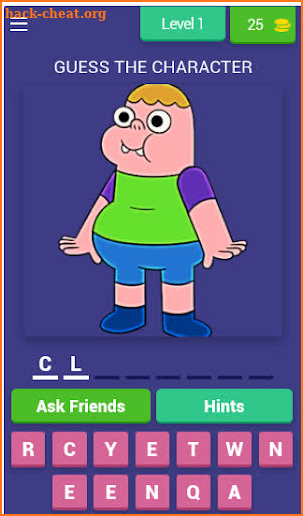 Clarence Quiz screenshot