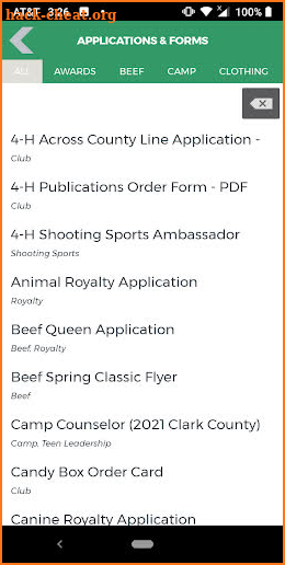 Clark County Ohio 4-H screenshot