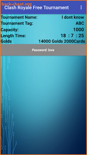 Clash Royale Free Tournaments screenshot